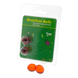 TALOKA - 2 BRAZILIAN BALLS STRAWBERRY INTIMATE GEL