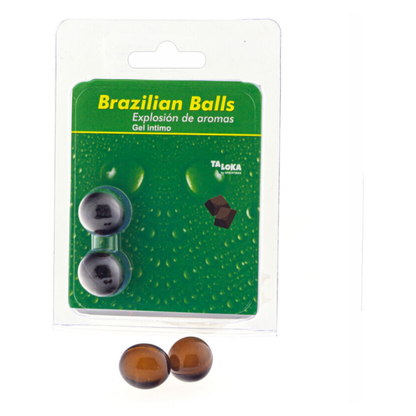 TALOKA - 2 SFERE BRASILIANE GEL INTIMO AL CIOCCOLATO