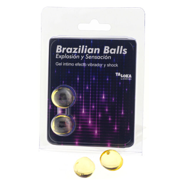 TALOKA - 2 SFERE BRASILIANE GEL EMOZIONANTE VIBRANTE ED EFFETTO SHOCK