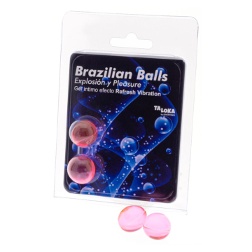 TALOKA - 2 BRASILIANISCHE BLLE, ERFRISCHENDES VIBRATIONSEFFEKT, AUFREGENDES GEL