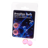 TALOKA - 2 BRAZILIAN BALLS REFRESH VIBRATING EFFECT EXCITING GEL
