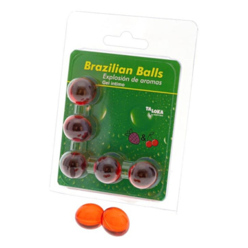 TALOKA - 5 SFERE BRASILIANE GEL INTIMO FRAGOLA E CILIEGIA