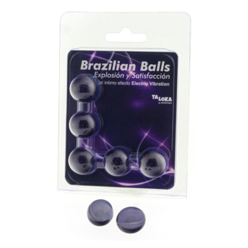 TALOKA - 5 BRASILIANISCHE BLLE, ELEKTRISCHER VIBRATIONSEFFEKT, AUFREGENDES GEL