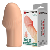 PRETTY LOVE – HUEL PENISSÄRMEL FÜR EINEN DICKEREN PENIS IN FLEISCHFARBE