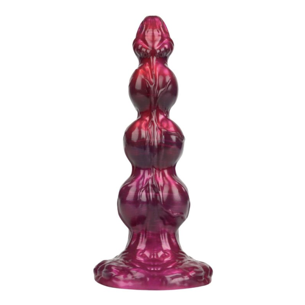 POWER MONSTERS - PRIMAL BEASTLORD PINK TRANSLUCENT FANTASY SILICONE DILDO 26 CM Ø 5 CM