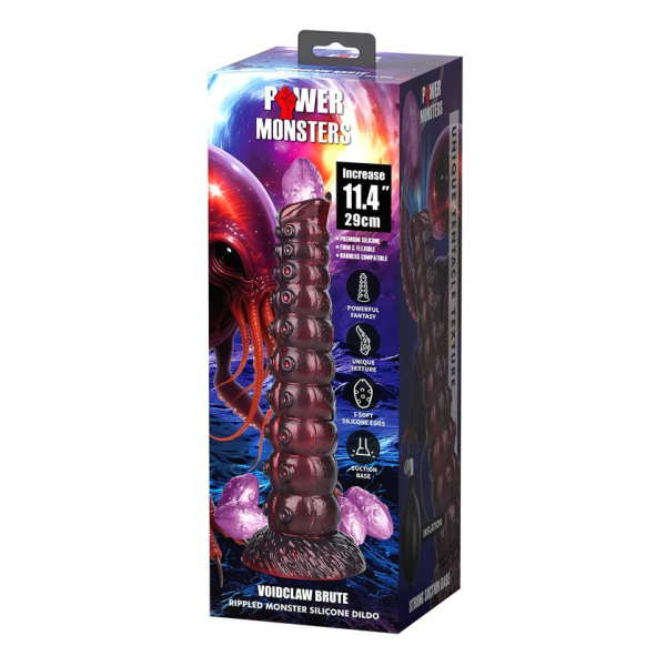 POWER MONSTERS - VOIDCLAW BRUTE GONFLABLE EN SILICONE BICOLOR 29 CM Ø 5,7 CM