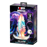 POWER MONSTERS - EBON LEVIATHAN TRICOLOR INFLATABLE FANTASY ANAL PLUG 18 CM