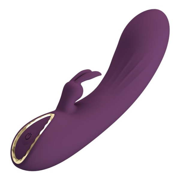 PRETTY LOVE - LANDYN VIBRATEUR LAPIN RECHARGEABLE 10 FONCTIONS VIOLET