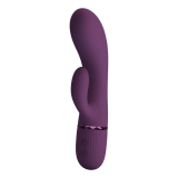 PRETTY LOVE - MARGIE VIBRATORE A FORMA DI CONIGLIO RICARICABILE 10 FUNZIONI VIOLA
