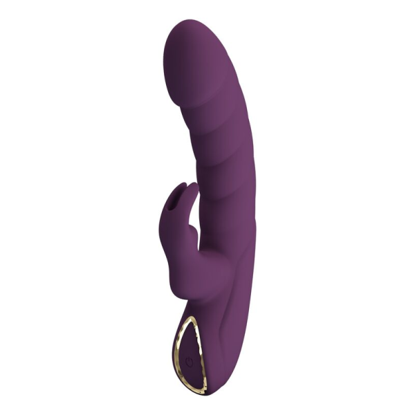 PRETTY LOVE - VIBRATEUR LAPIN RECHARGEABLE HARPER 10 FONCTIONS VIOLET