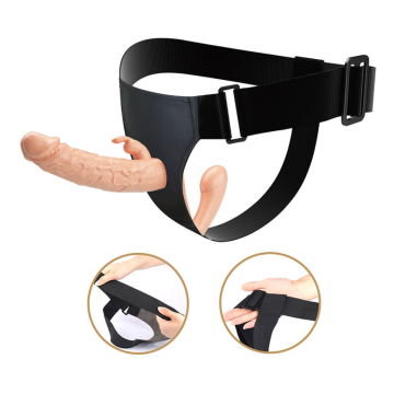 BAILE - CHARLOTTE HOLLOW DOPPELPENETRATION STRAP-ON FLEISCH