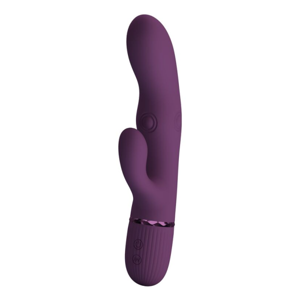PRETTY LOVE - ZACH RECHARGEABLE THRUSTING RABBIT VIBRATOR 5+5 FUNCTIONS