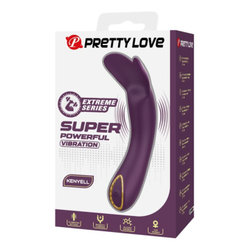 PRETTY LOVE - KENYELL RECHARGEABLE VIBRATOR 10 FUNCTIONS PURPLE