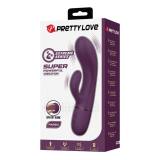 PRETTY LOVE - MARGIE WIEDERAUFLADBARER HASENVIBRATOR MIT 10 FUNKTIONEN, LILA