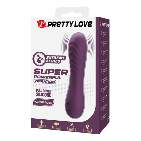 PRETTY LOVE - VIBRATEUR RECHARGEABLE ALEXISROSE 10 FONCTIONS VIOLET