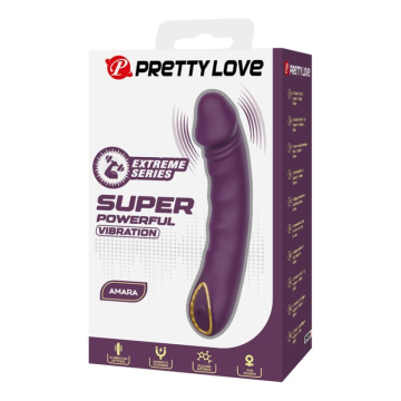 PRETTY LOVE - VIBRATORE RICARICABILE AMARA 10 FUNZIONI VIOLA