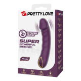 PRETTY LOVE - AMARA RECHARGEABLE VIBRATOR 10 FUNCTIONS PURPLE
