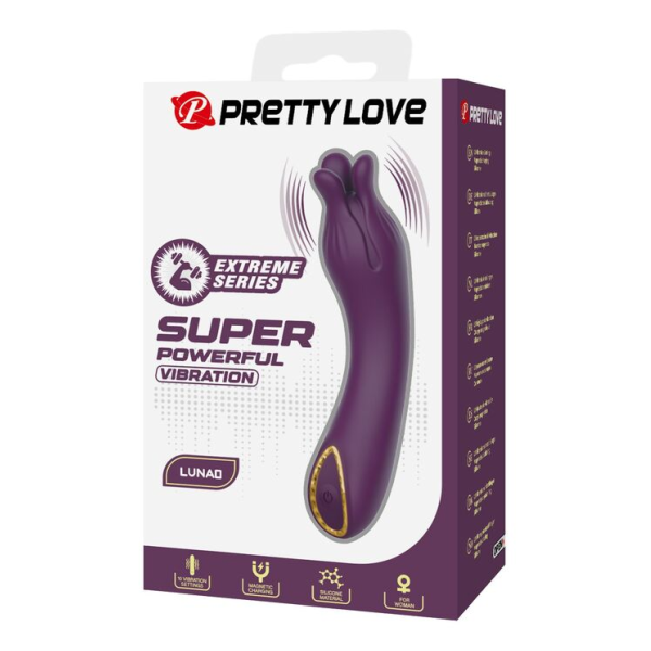 PRETTY LOVE - LUNAO WIEDERAUFLADBARER VIBRATOR MIT 10 FUNKTIONEN, LILA