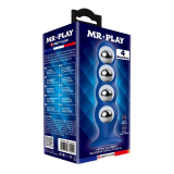 MR PLAY - PLUG ANAL AVEC 4 BILLES MÉTALLIQUES ET VENTOUSE BLEUE
