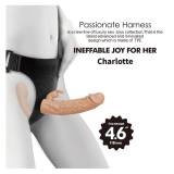 BAILE - CHARLOTTE HOLLOW DOPPIA PENETRAZIONE STRAP-ON FLESH