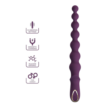 PRETTY LOVE - VIBRATORE ANALE RICARICABILE MADISON CON 10 FUNZIONI