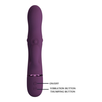 PRETTY LOVE - ZACH VIBRATORE A CONIGLIO RICARICABILE CON 5+5 FUNZIONI