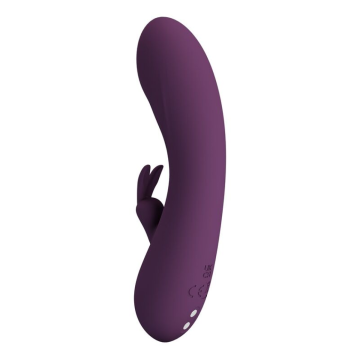PRETTY LOVE - HARPER RECHARGEABLE RABBIT VIBRATOR 10 FUNCTIONS PURPLE