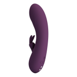 PRETTY LOVE - HARPER RECHARGEABLE RABBIT VIBRATOR 10 FUNCTIONS PURPLE