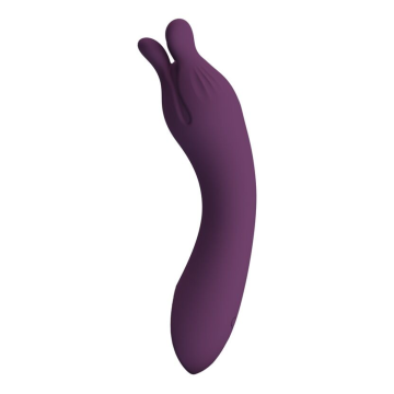 PRETTY LOVE - VIBRATORE RICARICABILE LUNAO 10 FUNZIONI VIOLA
