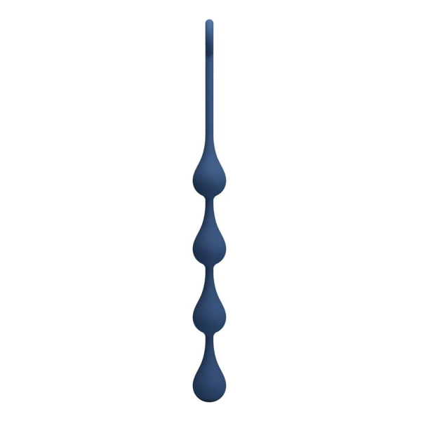 MR PLAY – BLAUE SILIKON-ANALPOLSTER, GRÖSSE M, 33 CM