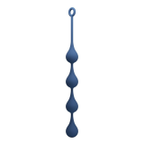 MR PLAY - PERLE ANALI IN SILICONE BLU TAGLIA XL 52,5 CM
