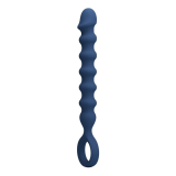 MR PLAY - PERLE ANAL IN SILICONE BLU E PLUG ANAL -Ø- 3,4 CM - 28,5 CM