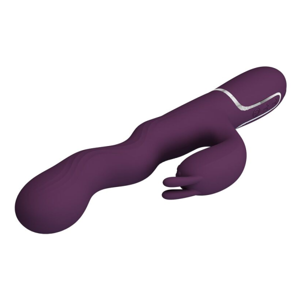 PRETTY LOVE - LOURSEN HASE-VIBRATOR MIT STOSSBEWEGUNG UND 7 VIBRATIONEN, USB-AUFLADBAR, LILA