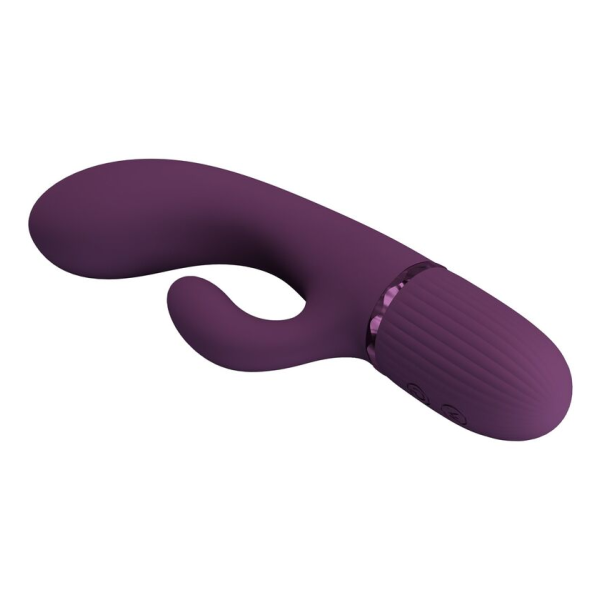 PRETTY LOVE - MARGIE RECHARGEABLE RABBIT VIBRATOR 10 FUNCTIONS PURPLE
