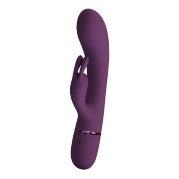 PRETTY LOVE - ROCCO VIBRATORE A FORMA DI CONIGLIO RICARICABILE 10 FUNZIONI VIOLA