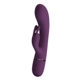 PRETTY LOVE - ROCCO VIBRATORE A FORMA DI CONIGLIO RICARICABILE 10 FUNZIONI VIOLA
