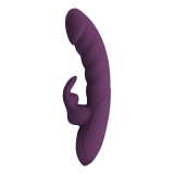 PRETTY LOVE - VIBRATORE A FORMA DI CONIGLIO RICARICABILE HARPER, 10 FUNZIONI, VIOLA