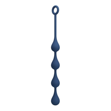 MR PLAY - BLUE SILICONE ANAL BEADS SIZE M 33 CM