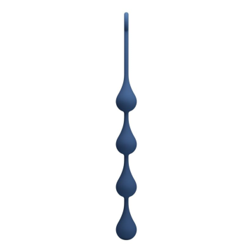MR PLAY - PERLES ANALES EN SILICONE BLEU, TAILLE L (42,6 CM)