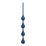 MR PLAY - PERLE ANALI IN SILICONE BLU TAGLIA L 42,6 CM