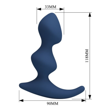 MR PLAY - ERGONOMISCHER BLAUER ANALPLUG