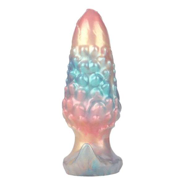 POWER MONSTERS - EBON LEVIATHAN TRICOLOR INFLATABLE FANTASY ANAL PLUG 18 CM