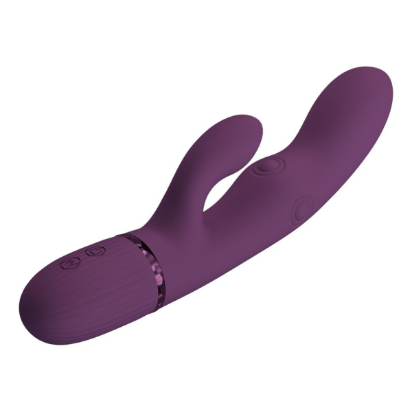 PRETTY LOVE - ZACH VIBRATORE A CONIGLIO RICARICABILE CON 5+5 FUNZIONI