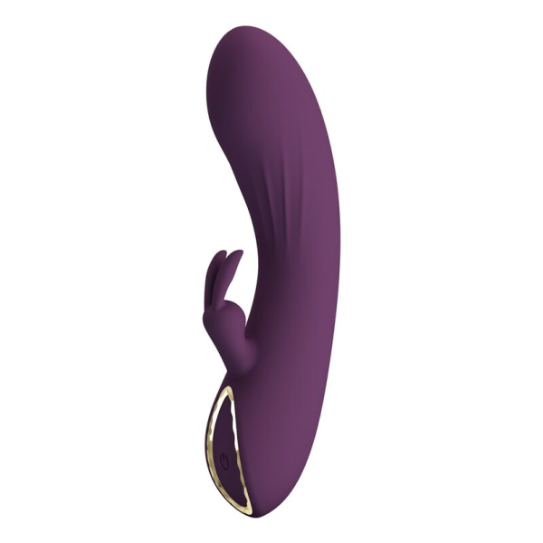 PRETTY LOVE - VIBRATORE A FORMA DI CONIGLIO RICARICABILE LANDYN, 10 FUNZIONI, VIOLA