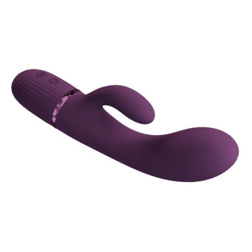 PRETTY LOVE - MARGIE WIEDERAUFLADBARER HASENVIBRATOR MIT 10 FUNKTIONEN, LILA