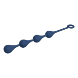 MR PLAY – BLAUE SILIKON-ANALPOLSTER, GRÖSSE M, 33 CM