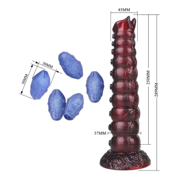 POWER MONSTERS - VOIDCLAW BRUTE GONFLABLE EN SILICONE BICOLOR 29 CM Ø 5,7 CM