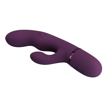 PRETTY LOVE - ZACH VIBRATORE A CONIGLIO RICARICABILE CON 5+5 FUNZIONI