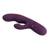 PRETTY LOVE - ZACH RECHARGEABLE THRUSTING RABBIT VIBRATOR 5+5 FUNCTIONS