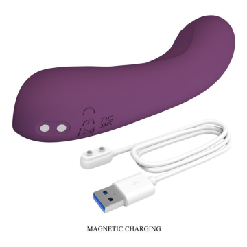 PRETTY LOVE - VIBRATEUR RECHARGEABLE LLOYDE 10 FONCTIONS VIOLET